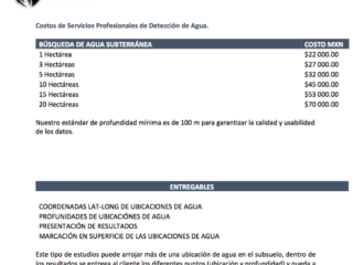 Detección de Agua y Perforación de Pozos